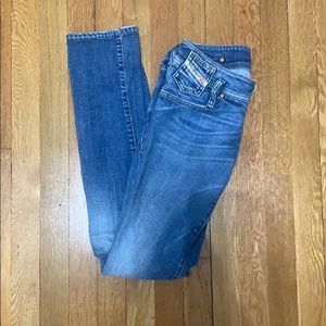 Diesel used med wash matic jeans size 26 x 32 L